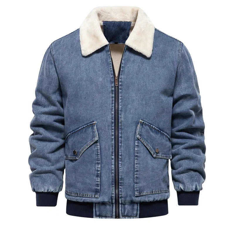 Tony - casual denim bomberjack