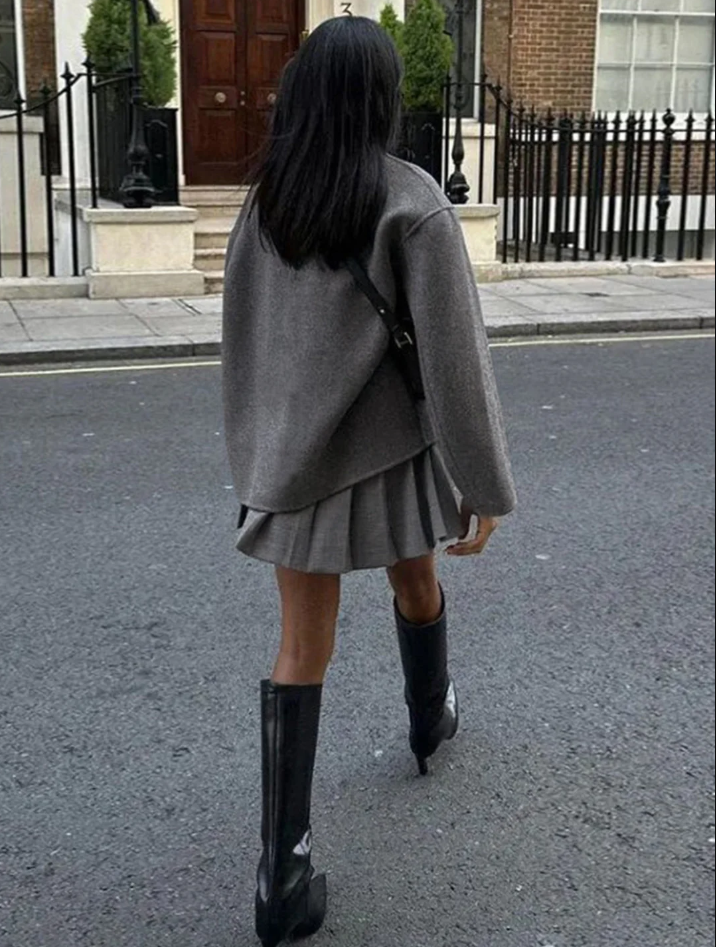 Lisa | trendy oversized pasvorm damenmantel