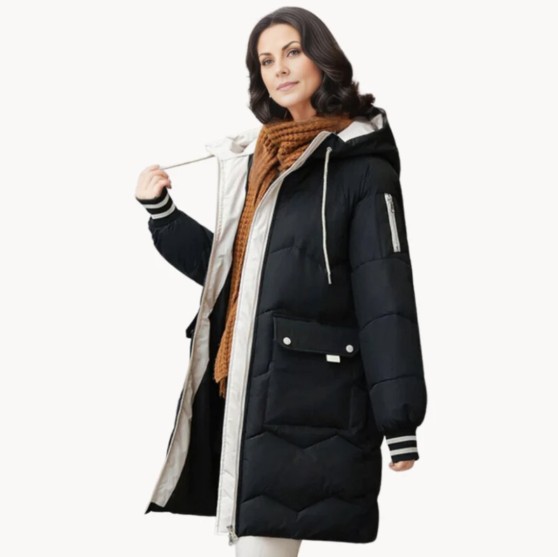 Alessia | gezellige winter gevoerde parka damesjas