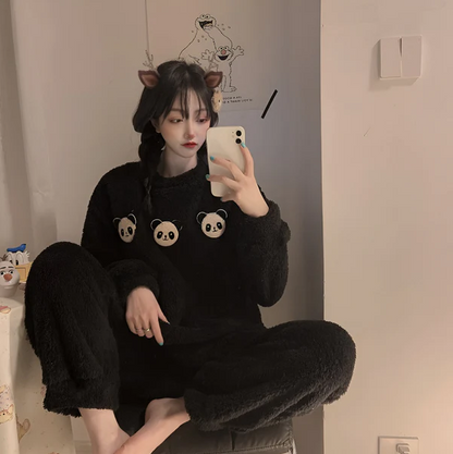 Gerda | gezellige fleece pyjamaset