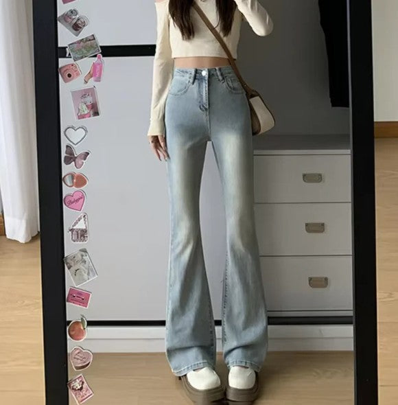 Wijd uitlopende broek van ariana-denim