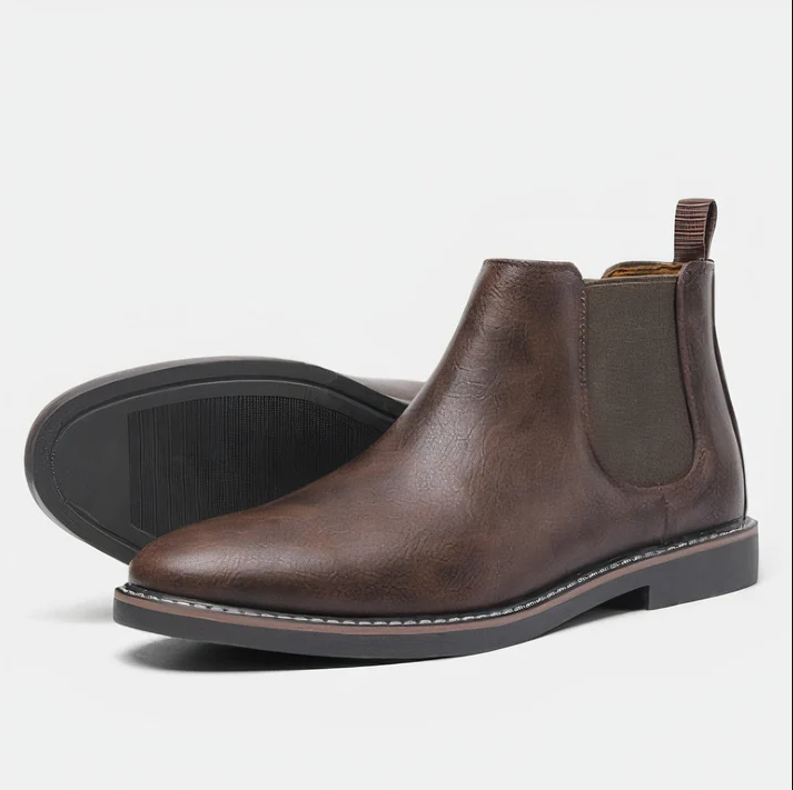 Schoenen van fijn leer in een stijlvol design voor heren