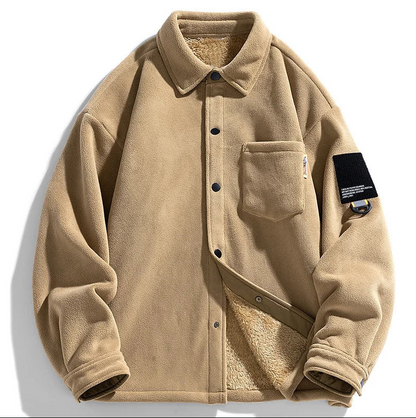 Valento - suède fleece gevoerde jas