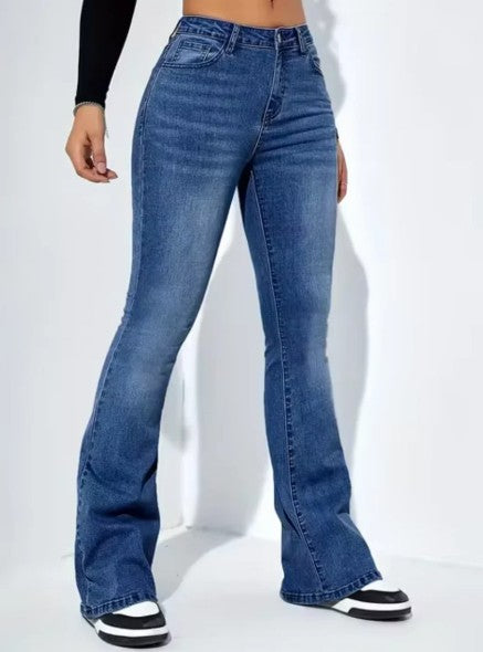 Wijd uitlopende broek van ariana-denim
