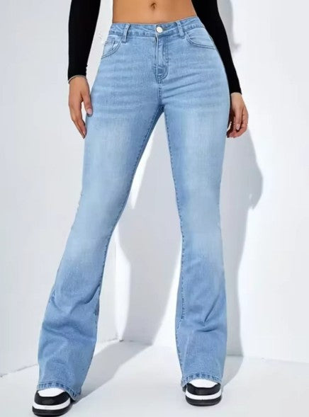 Wijd uitlopende broek van ariana-denim