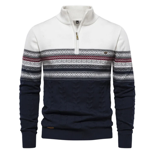 Roezeva | hoogwaardige trui met retro-patroon
