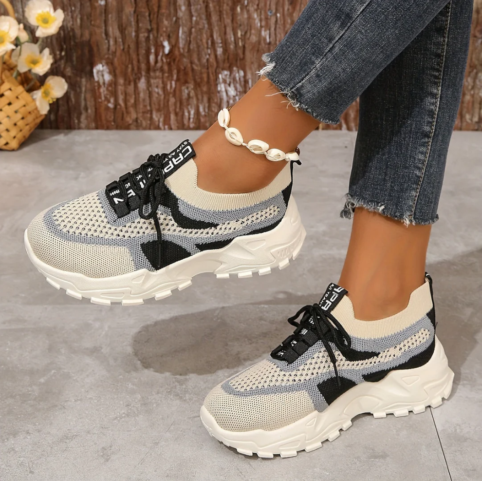 Ademende mesh-sneakers voor dames