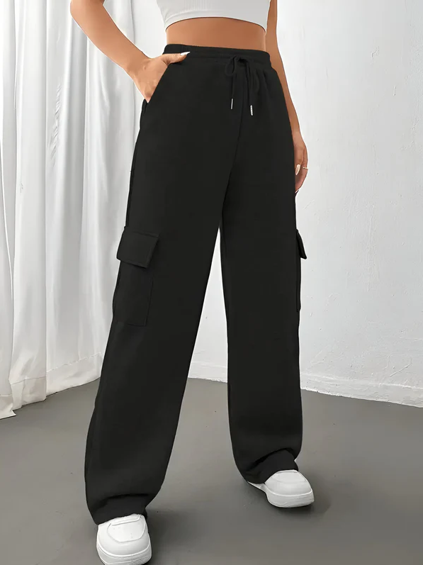 Zora | comfortabele en stijlvolle joggingbroek met klepzakken