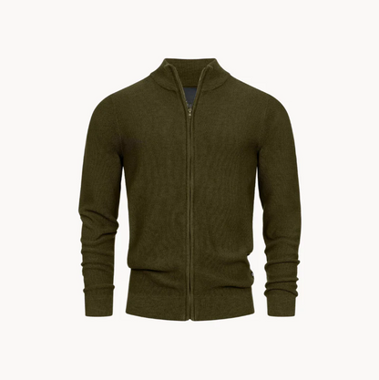 Tobias | stijlvolle comfortabele herentrui met ritssluiting