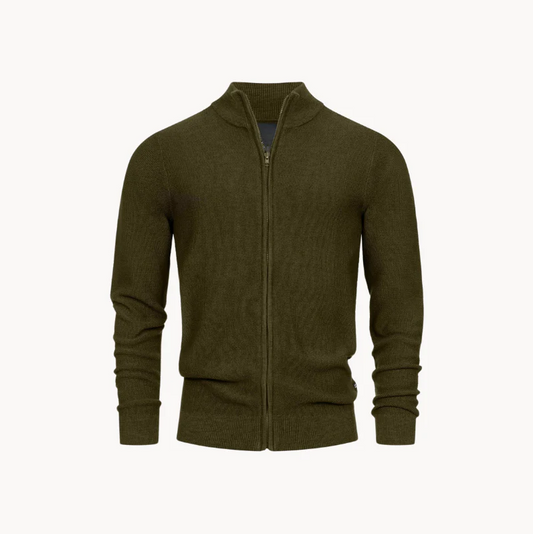 Tobias | stijlvolle comfortabele herentrui met ritssluiting