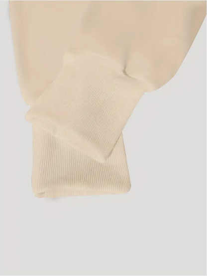 Scharlakenrode cropped katoenen hoodie met rits