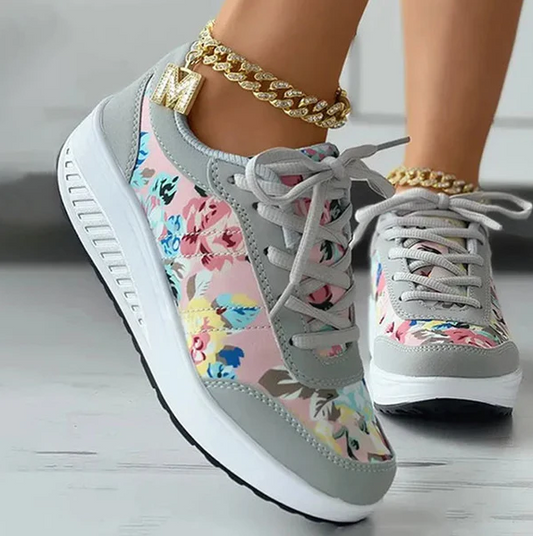 Lovisa - canvas schoenen met bloemmotief