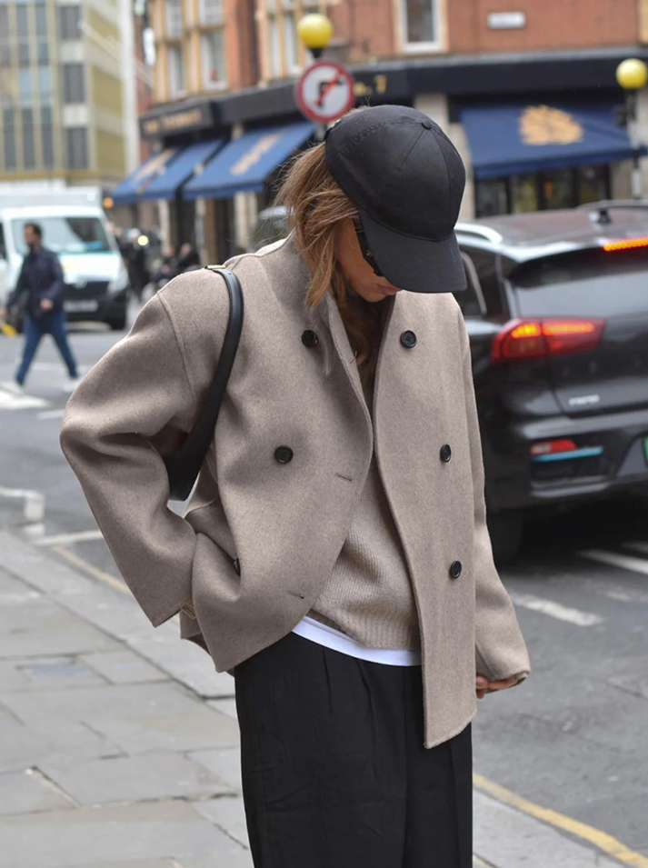 Lisa | trendy oversized pasvorm damenmantel