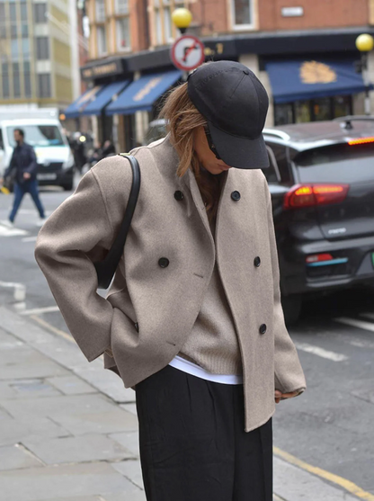 Lisa | trendy oversized pasvorm damenmantel