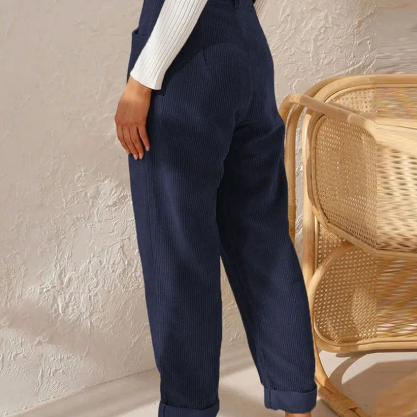 Malia - casual vrijetijdsbroek van corduroy