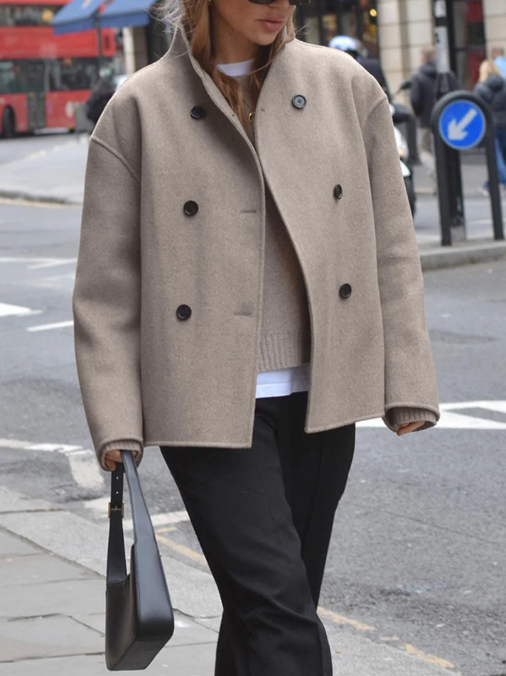 Lisa | trendy oversized pasvorm damenmantel