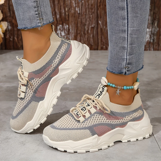 Ademende mesh-sneakers voor dames