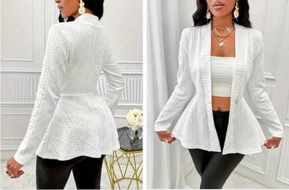 Savannah - elegante gebreide blazer