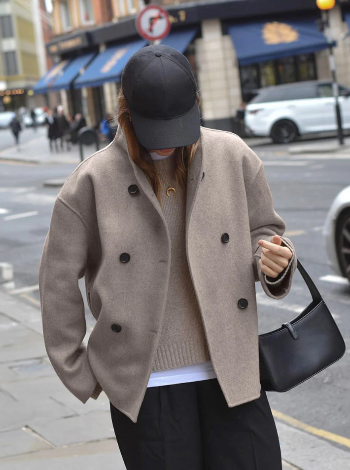 Lisa | trendy oversized pasvorm damenmantel