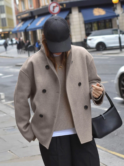 Lisa | trendy oversized pasvorm damenmantel