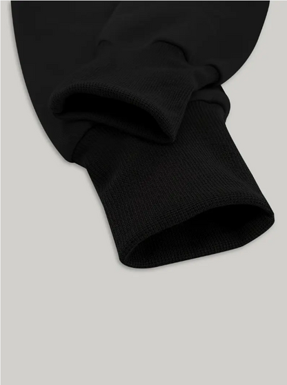 Scharlakenrode cropped katoenen hoodie met rits