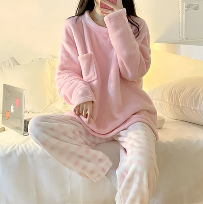 Gerda | gezellige fleece pyjamaset