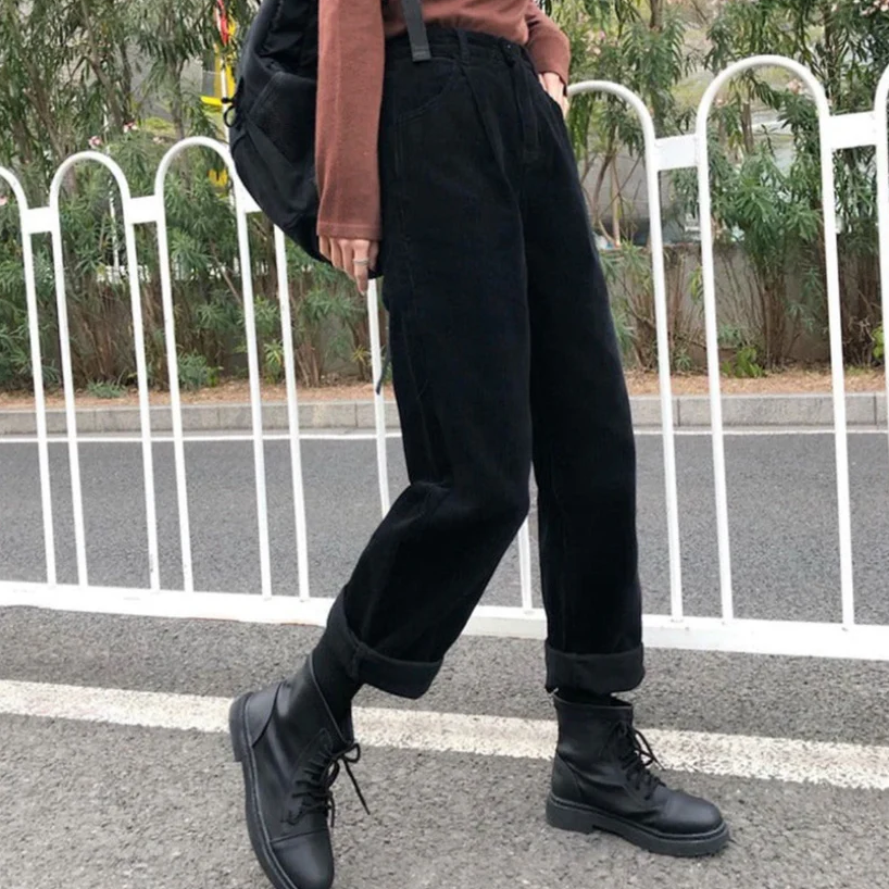 Malia - casual vrijetijdsbroek van corduroy