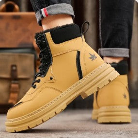 Levi - snowboots voor heren met dikke zolen