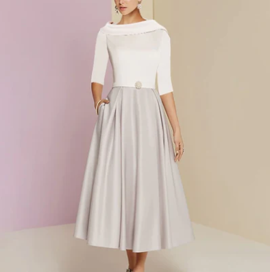 Lily – chique witte maxi-jurk