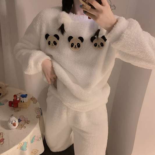 Gerda | gezellige fleece pyjamaset