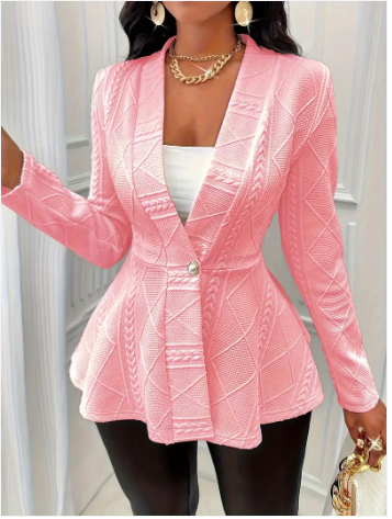 Savannah - elegante gebreide blazer