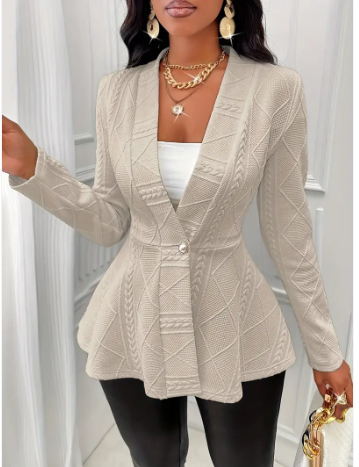 Savannah - elegante gebreide blazer