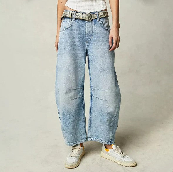 Isolde – stijlvolle broek met wijde pijpen
