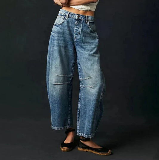 Isolde – stijlvolle broek met wijde pijpen