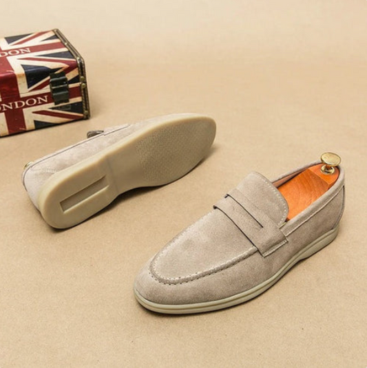 Modieuze luxe herenloafersschoenen - Bram
