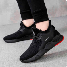 ASHTON | platte sneakers van mesh