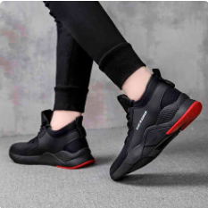 ASHTON | platte sneakers van mesh