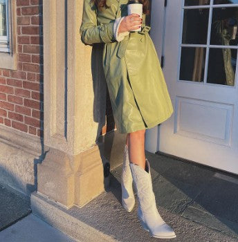 Gracie - elegante metallic cowboylaarzen