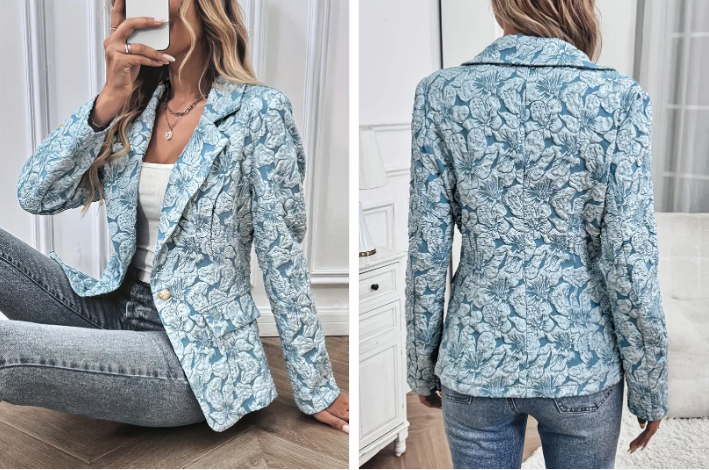 Gracie elegante bloemenblazer