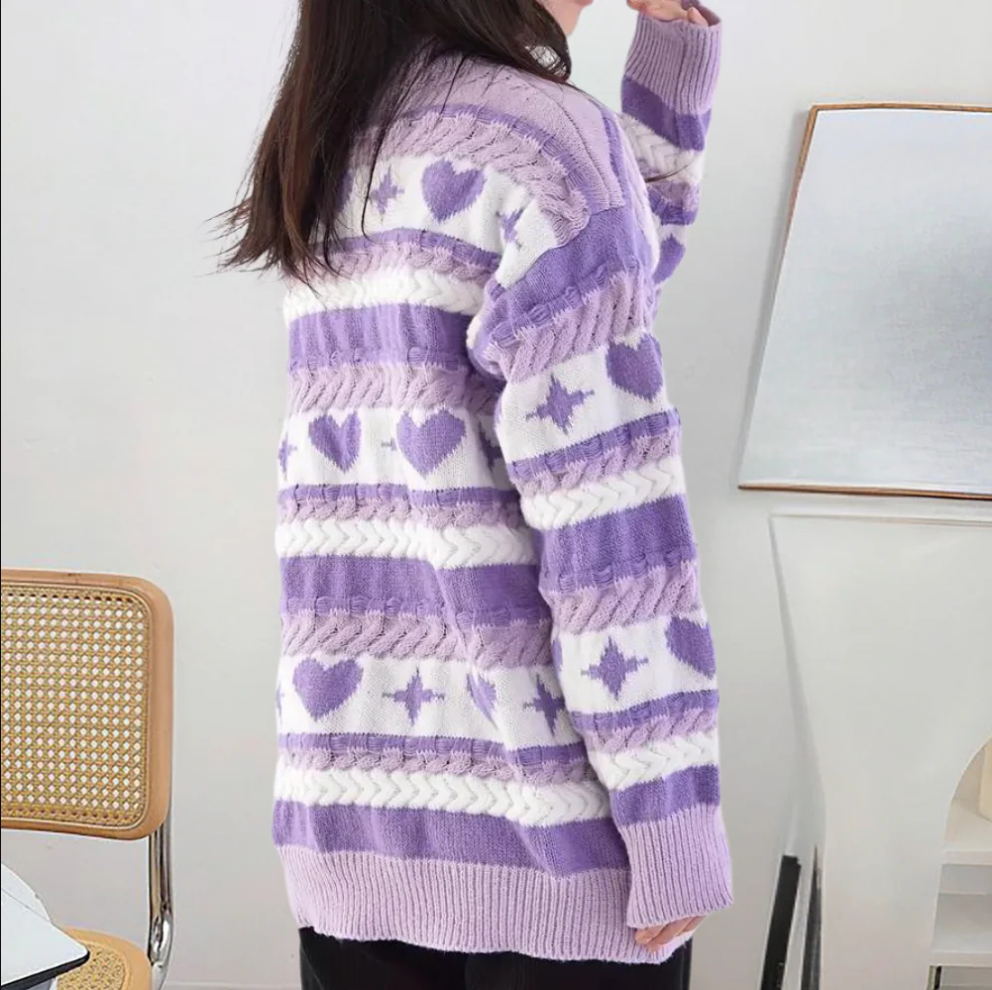 Rudella - speelse hartjes en sterren damestrui