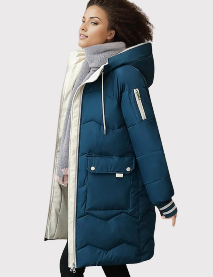 Alessia | gezellige winter gevoerde parka damesjas