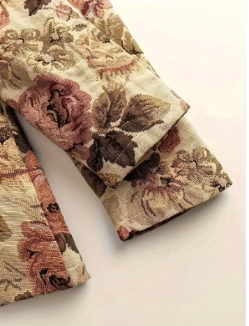 Vintage blazer met bloemen van Remy