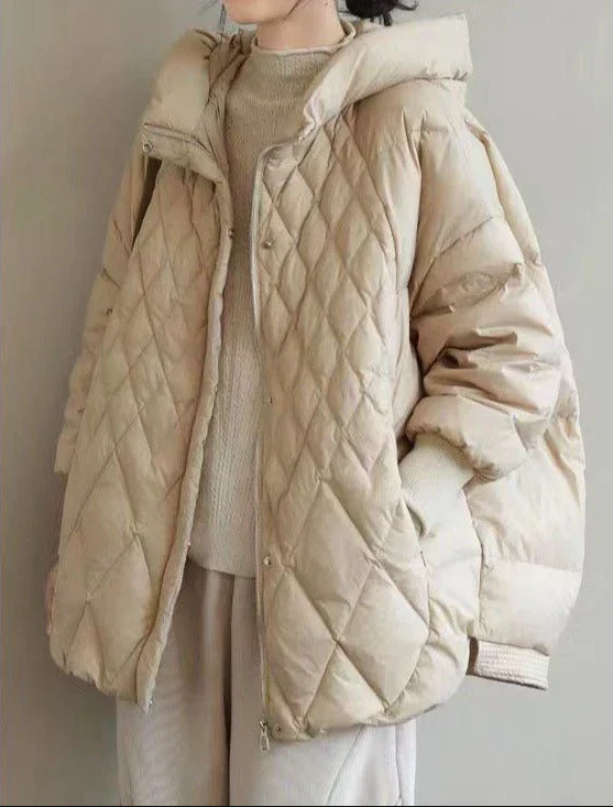 Ghislaine | warme casual eendendons damesjas