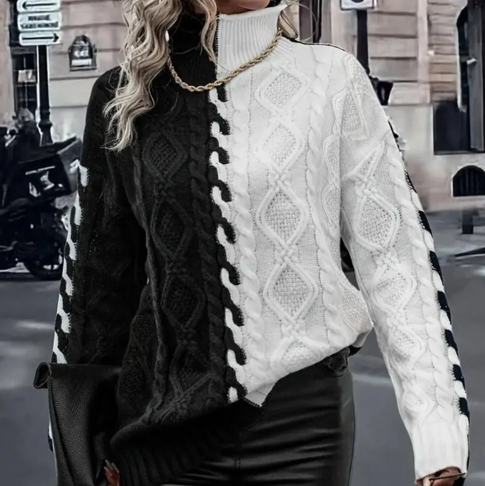 Lujza - stijlvolle en moderne dames colt trui voor een verfijnde look