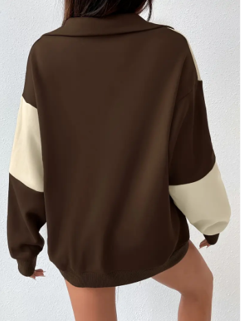 Gezellig sweatshirt met kleurblokken van Kali