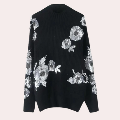 Laini - glamoureuze trui met pailletten voor dames