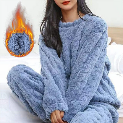 Fleece pyjamaset voor gezelligheid voor dames