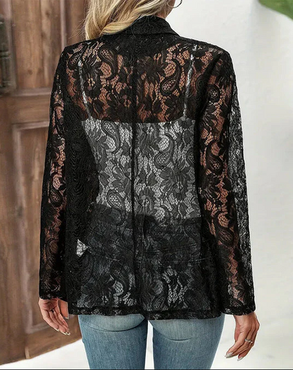 Eloise - kanten blazer met reverskraag