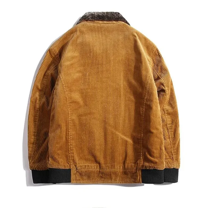 Brovade | stijlvolle winter corduroy jas voor heren