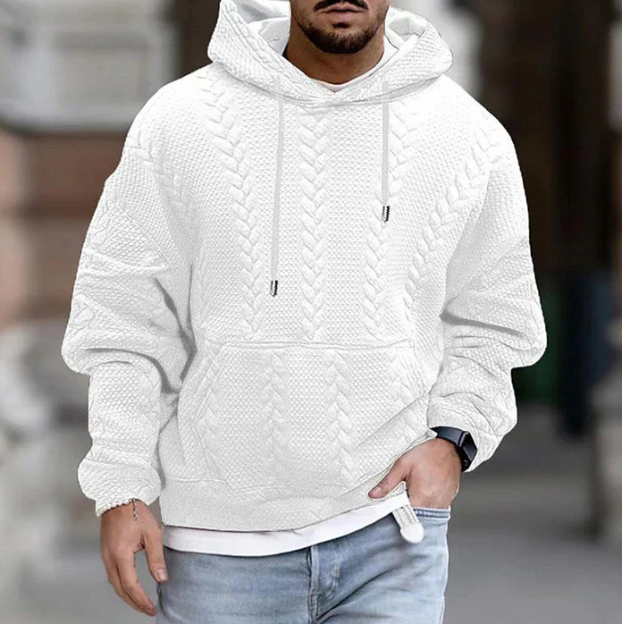 Comfortabele herenhoodie voor koude dagen